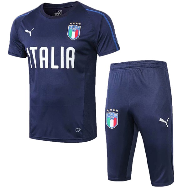 Camiseta de Entrenamiento Italia Conjunto Completo 2019 Azul